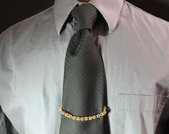 Gold Small Altered Byzantine Tie Chain