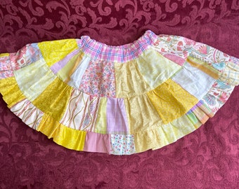 Patchwork Girl's Skirt, 4t