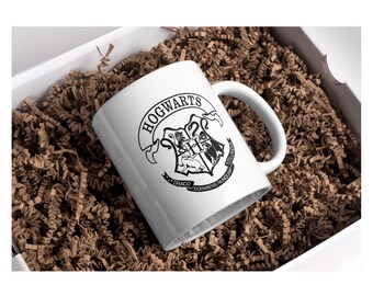 Personalisierte Hogwarts Tasse - Marauder's Map | Doppelseitiges Design mit Namen.