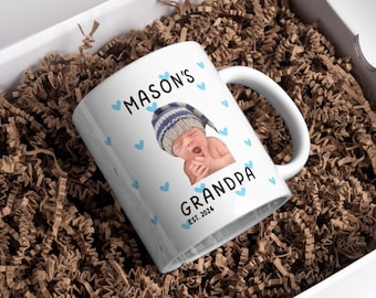 Personalisierte Baby / Kind kundenspezifische Foto-Tasse für Familie / Großeltern