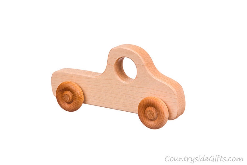 Wooden Toy Truck Natural Organic For