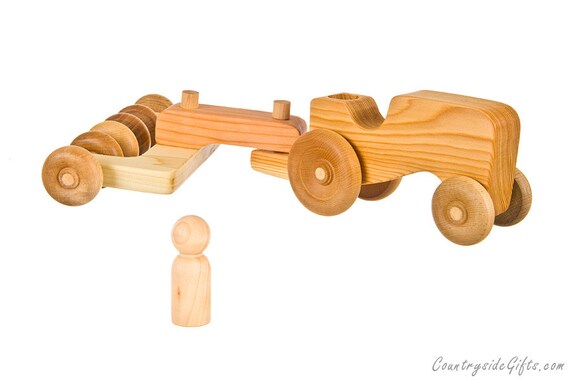 wooden toy farm