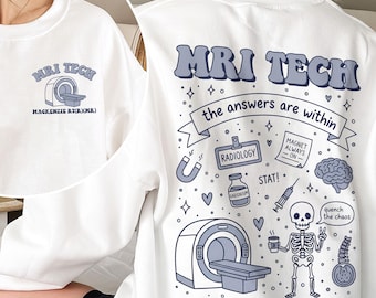 Custom MRI Tech Shirt, Personalized Radiology Sweatshirt, MRI Technologist Gift, Medical Imaging Tee, Rad Tech Name Shirt Gift