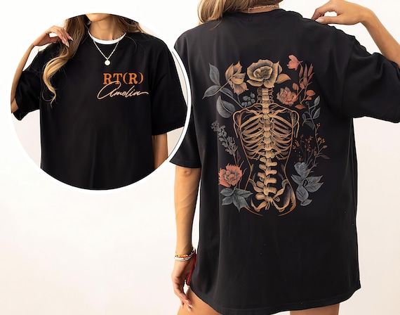 Personalized Xray Tech Shirt, Radiologic Technologist 2 Sides Shirt, Radiology Shirt, Rad Tech Shirt, Xray Tech Graduation Gift