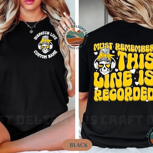 911 Dispatcher Shirt, diese Linie wird notfall Dispatcher Shirt, Dispatcher Geschenk, Versand Leben, Versand Shirt aufgenommen