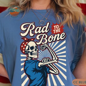 4 juli Rad Tech-shirt | Patriottisch T-shirt Xray Tech | Grappig shirt radiologie VS | Rood-witte röntgenbotten | Onafhankelijkheidsdagcadeau