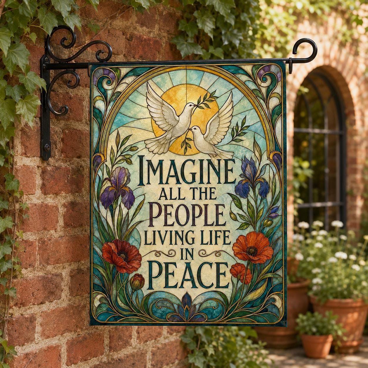 Vintage Flag Peace - Etsy