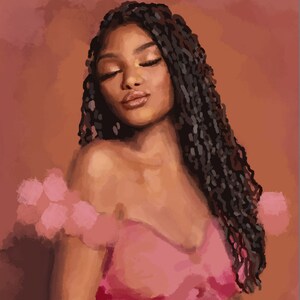 Arts by Adaa, Black Woman Art, Black Art, African American Art, Black Art Print, Black Female Art, African Wall Art, Gallery Wall Art