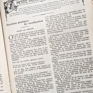 Vintage /antique/French Magazines 1924-1931 , La Maison. French writing, scrolled headings, French ephemera, rare antique French magazine image 8