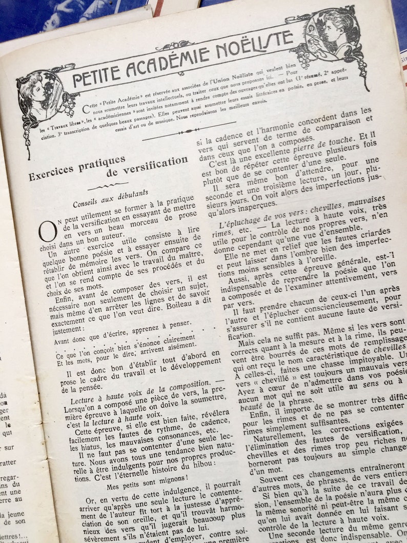 Vintage /antique/French Magazines 1924-1931 , La Maison. French writing, scrolled headings, French ephemera, rare antique French magazine image 8