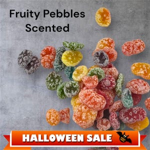 Exuberant Fruity Pebbles Scented Cereal Wax Melts - Set of 10 - Vibrant & Sweet Tropical Fruit Fragrance - Fun - Energizing Aroma for Any