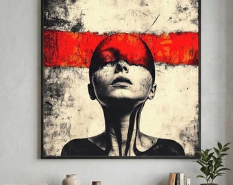 Erased - Art Poster - Vivid Colors, Matte Eco-Friendly Print
