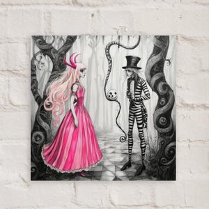 Same - Póster de lienzo para decoración de pared, arte de IA único, original y emocional