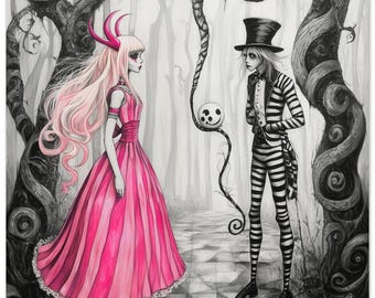 Are We That Different? Poster - Bold Statement Art with Matte Finish