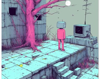 Newsfeed Poster: Iconic Art Print (Matte Finish, Eco Paper)