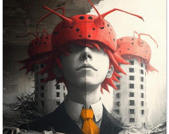 Your Mind Is Ours Poster: Bold, Vivid Color Art Print