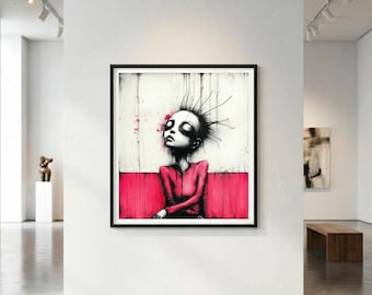 Until Next Time - Surreal Vivid Colors Art Poster: Emotional and Personal Artwork