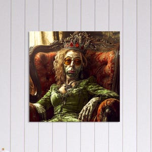 Sara - Poster artistico da parete, opera d'arte unica e originale, 30 x 30 - 70 x 70 cm / 12 x 12 - 27,5 x 27,5 pollici