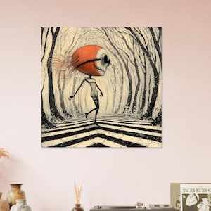 Clueless - Decoración de pared de bellas artes, póster artístico único y original