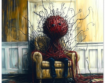 Focus Poster: Bold, Colorful Art Print from the Soul