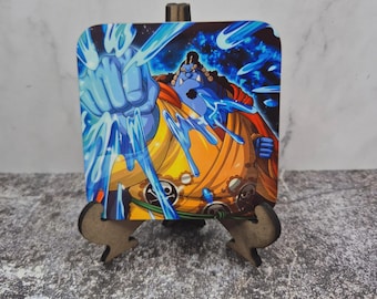 Conjunto de porta-copos de One Piece – Arte do anime da tripulação do Chapéu de Palha