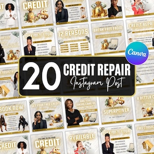 Credit Repair Instagram Post,Credit Repair Social Media Template,Credit Repair Template,Diy Credit Repair,Credit Repair Flyer,Canva Template