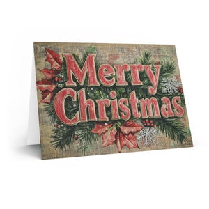 Festliche Grußkarten | Frohe Weihnachten Wünsche | Weihnachtskarten Set, Weihnachtsgrüße, Winterfeiern, handgemachte Karten, saisonal