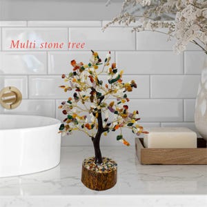 crystal tree, healing Crystal tree, Gemstone tree, tree of life, bonsai tree , seven Chakra Tree Sculpture, Gem Tree, Christmas gifts