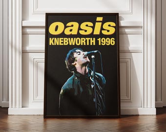OASIS 1994年 ヴィンテージ ポスター フレーム付き Rare Original 1994 Oasis Poster - Etsy