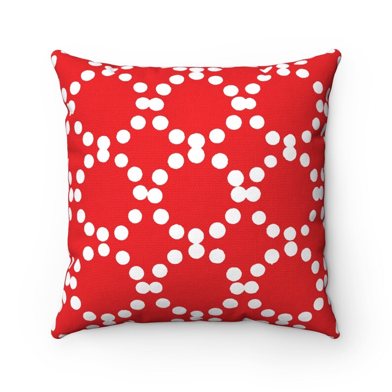 Outdoor Throw Pillow Red And White Outdoor Throw Pillow Red