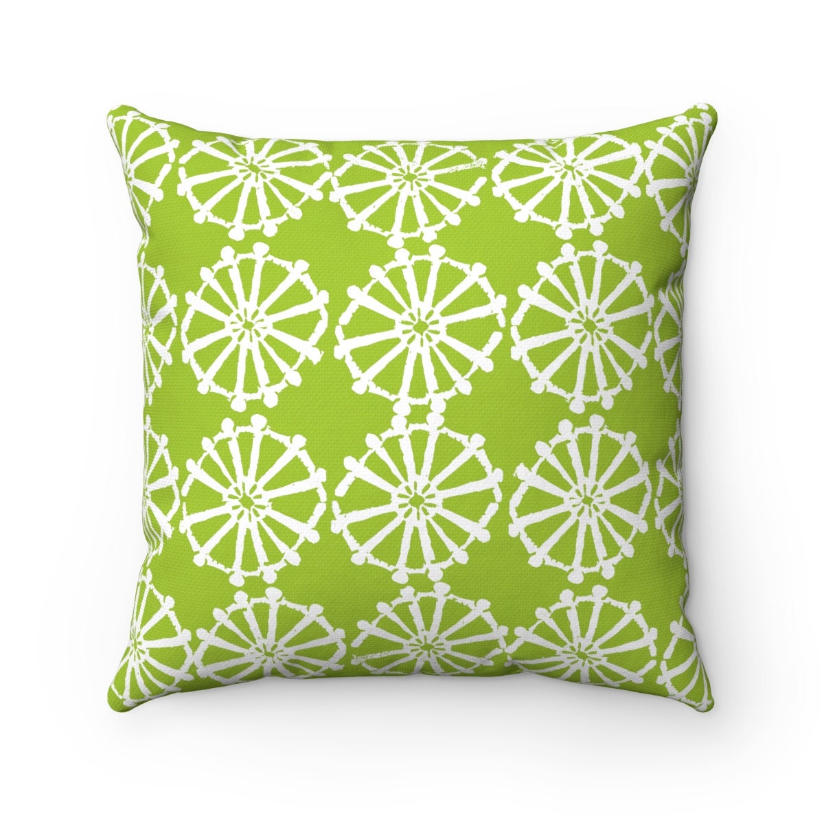 OUTDOOR Throw Pillow . Lime Green Outdoor Pillow . Lime patio Etsy