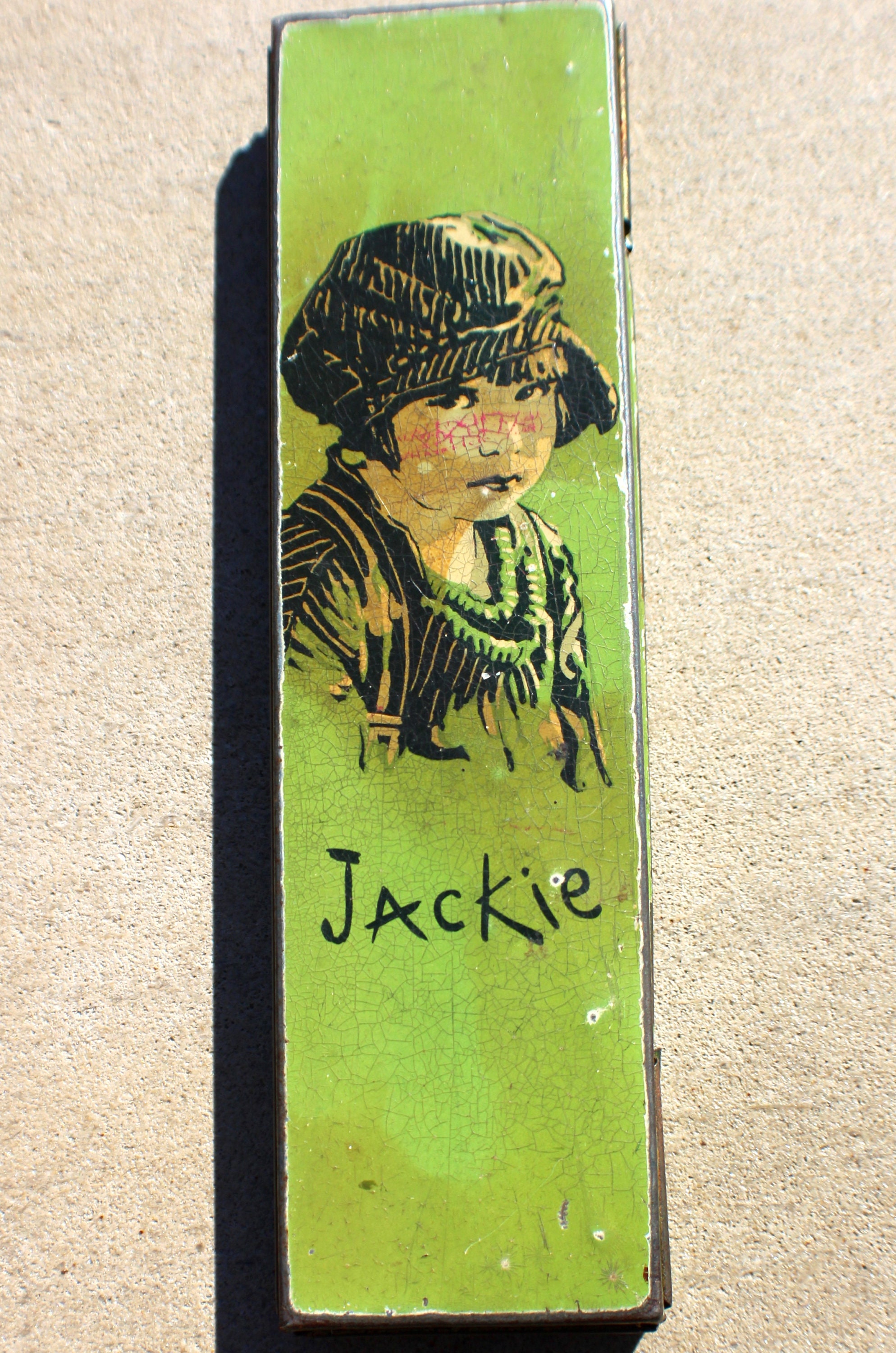 Jackie Coogan 1930s “our Gang” Child Movie Star Tin Metal Pencil