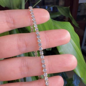 14K Lab Grown Diamond Tennis Bracelet