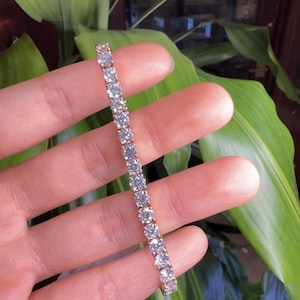 14K Lab Grown Diamond Tennis Bracelet
