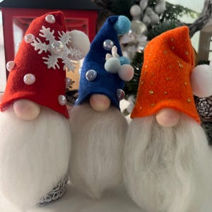 Festive Christmas Gonk Decor – Handmade Holiday Gnome for Quick Delivery!