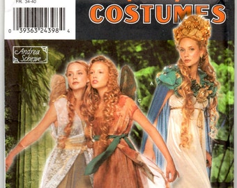 May include: Simplicity Costumes pattern 9454, size HH, featuring three women in fantasy-themed gowns. The pattern includes sizes 6, 8, 10, and 12. The image shows the pattern cover with the Simplicity Costumes logo.