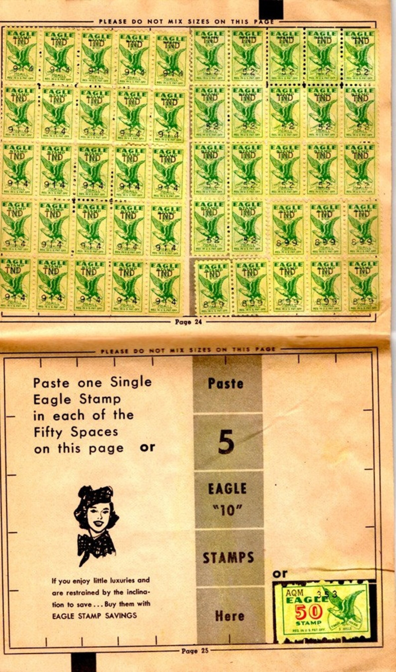 Eagle Stamp Savings Book 1960s Picknpay Grocery Chain Etsy