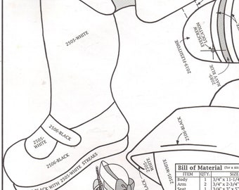 Swinging Sailors Boy or Girl in Sailor Suits Wooden Yard Ornaments to Paint with Acrylics Craft Pattern