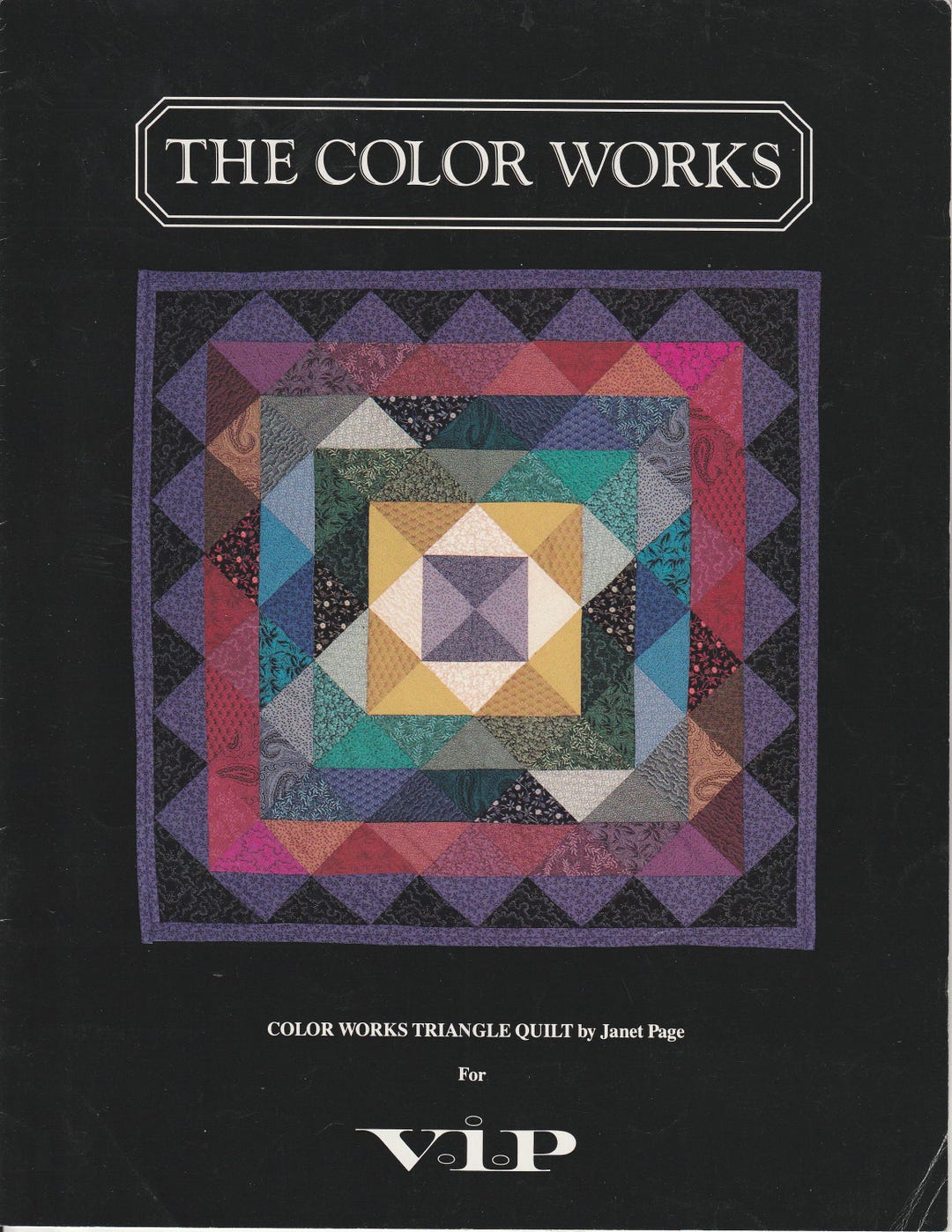 Color Works Quilt Pattern Color Works Triangle Quilt Machine Sewn Color Shading Patterns 51 Fifty ...