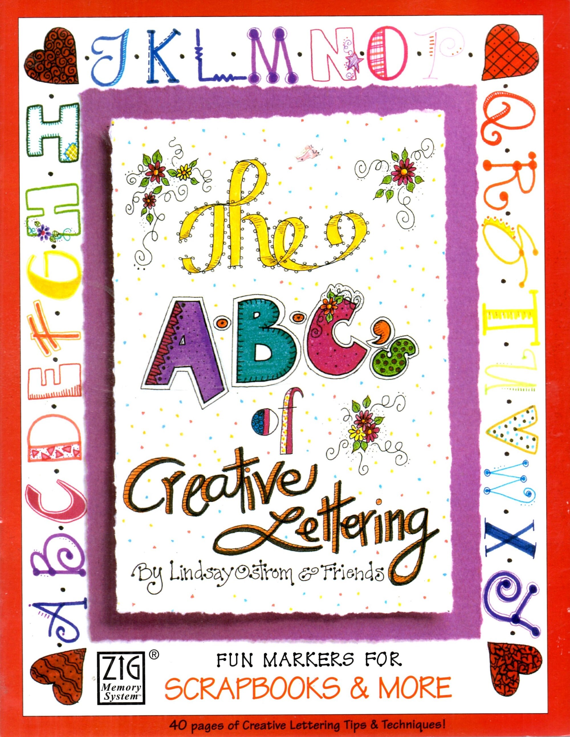 A B C Creative Lettering Alphabets Borders Dots Script Swirls Resistors ...