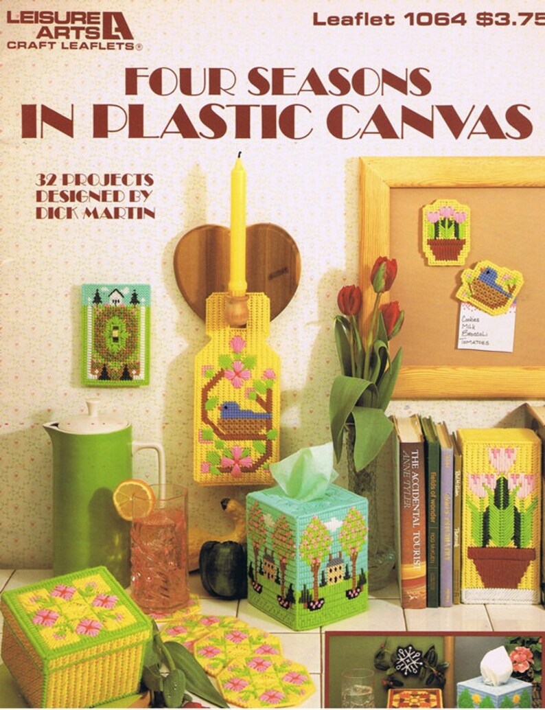 Leisure Arts Tissue Box & Coaster Patterns - Knitting & Crochet Project Book