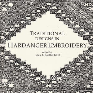 Traditional Designs in Hardanger Embroidery Black and White Designs Softcover Craft Book