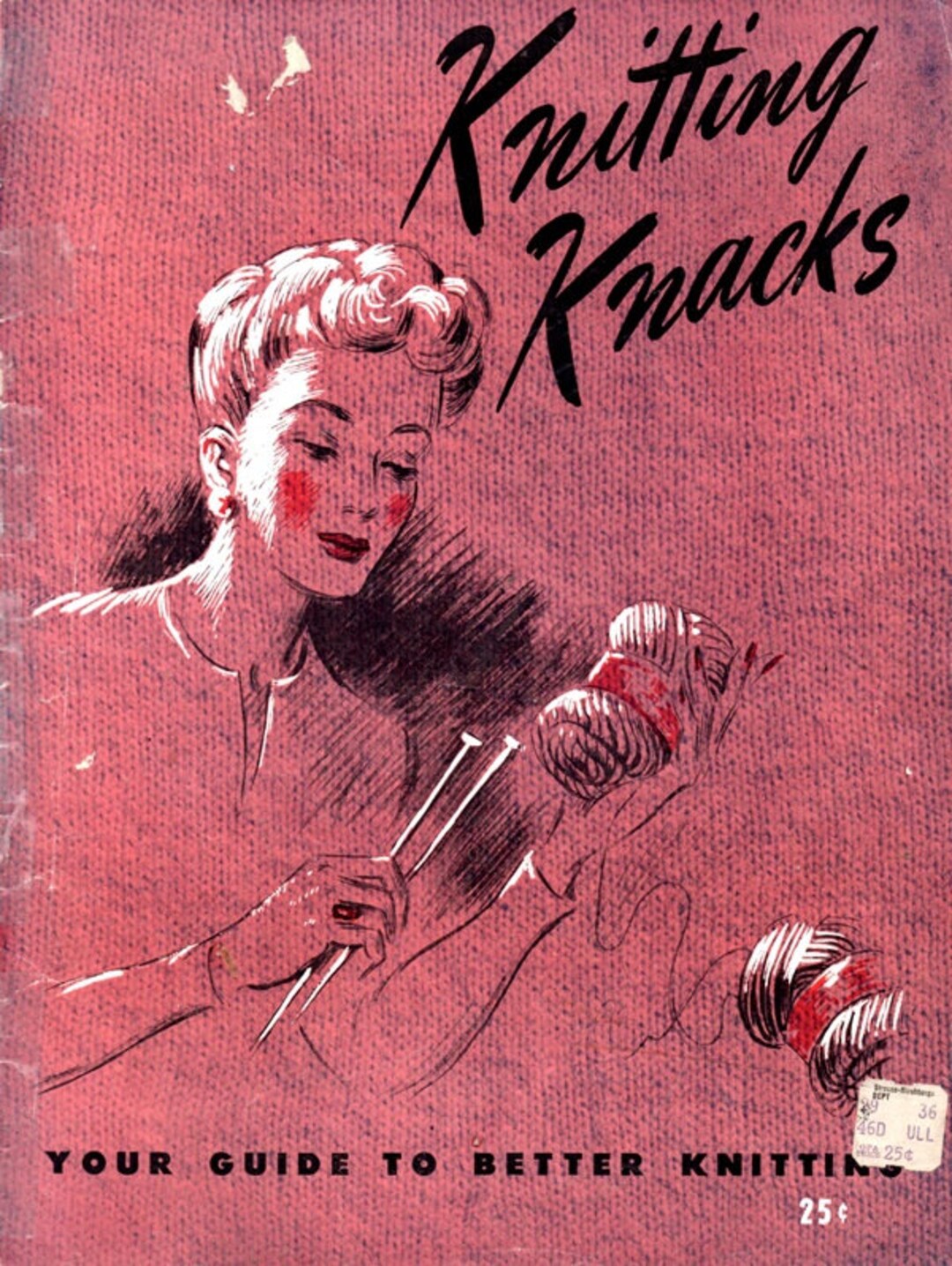 Knitting Knacks Guide to Better Knitting Vintage Learn How to Etsy