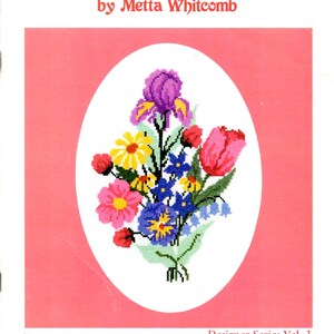 Endearments Strawberries Ducks Candy Canes Flowers Ornaments Pin Cushions Pillows Counted Cross Stitch Embroidery Craft Pattern Leaflet 3