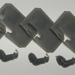 5x Space warrior Shields | Boarding Shields | Sci-Fi Grimdark Custom Bits Wargaming Miniatures 28mm 32mm