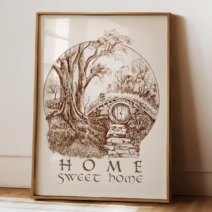 Shire Art Print, Home Sweet Home Quote, That House Was Perfect, Gift Idea for New Home, Housewarming, Newlyweds