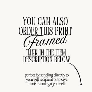 Custom Quote Print, Poem or Scripture Verse Gift, Personalized Wall Art (Multiple Color Options) image 9