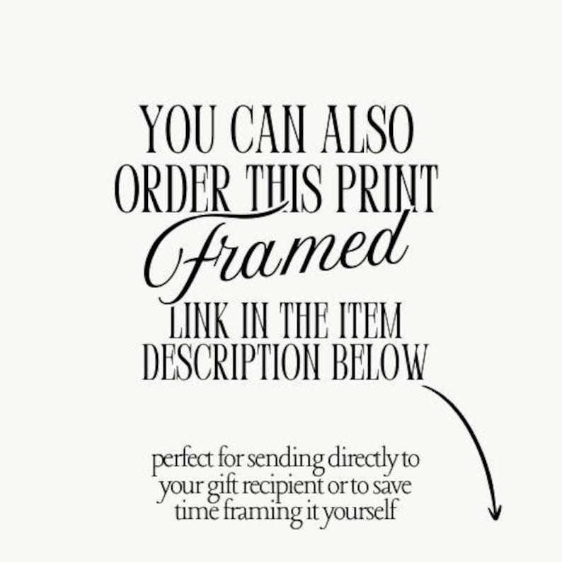 Custom Quote Print, Poem or Scripture Verse Gift, Personalized Wall Art (Multiple Color Options) image 9