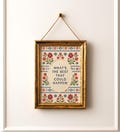 What\u2019s the Best That Could Happen Print | Vintage Folk Art | Inspirational Quote