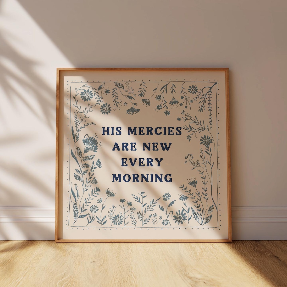 Mercies Are New Every Morning, Scripture Print, Lamentations 3:22 Art, Christian Gift - Etsy